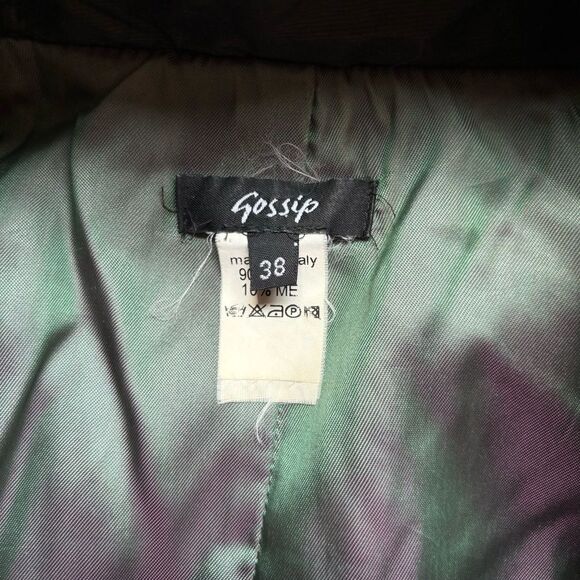 Gossip Winter Jacket Made in Italy Small Black - Picture 2 of 5